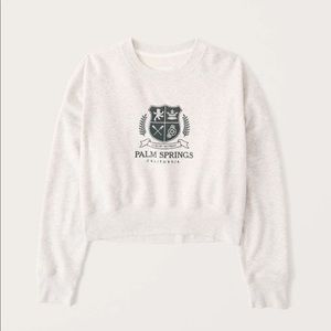 Abercrombie cropped sweatshirt
